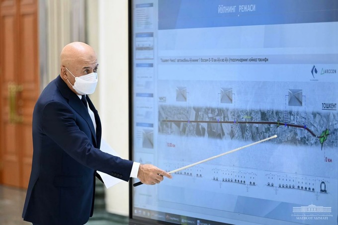 Тошкент-Чиноз автомобиль йўли ва пойтахтдаги Темур Малик кўчаси таъмирланади