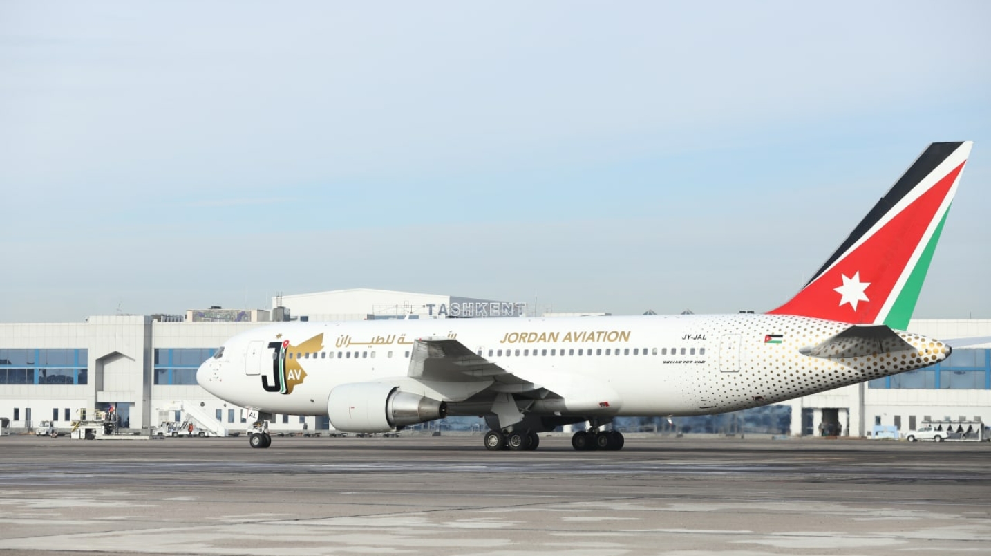 Jordan Aviation компанияси илк бор Ўзбекистонга парвозларни йўлга қўйди