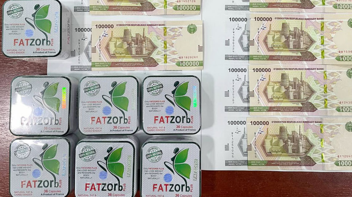 Тошкентда кучли таъсир қилувчи Fatzorb дорисини оздирувчи восита деб алдаб сотганлар ушланди