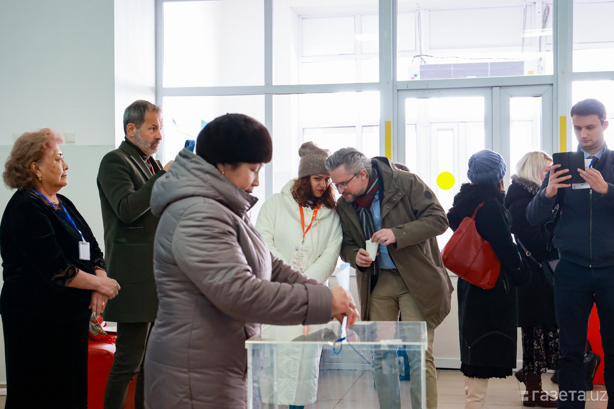Фото: Қозоғистонда президент сайловлари бўлиб ўтмоқда