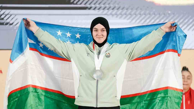 Оғир атлетика: Колумбияда ўтаётган жаҳон чемпионатида биринчи медаль!