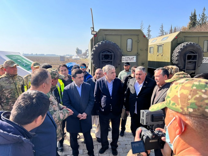 Ўзбекистон ТИВ раҳбари зилзиладан жабр кўрган Хатай вилоятига ташриф буюрди