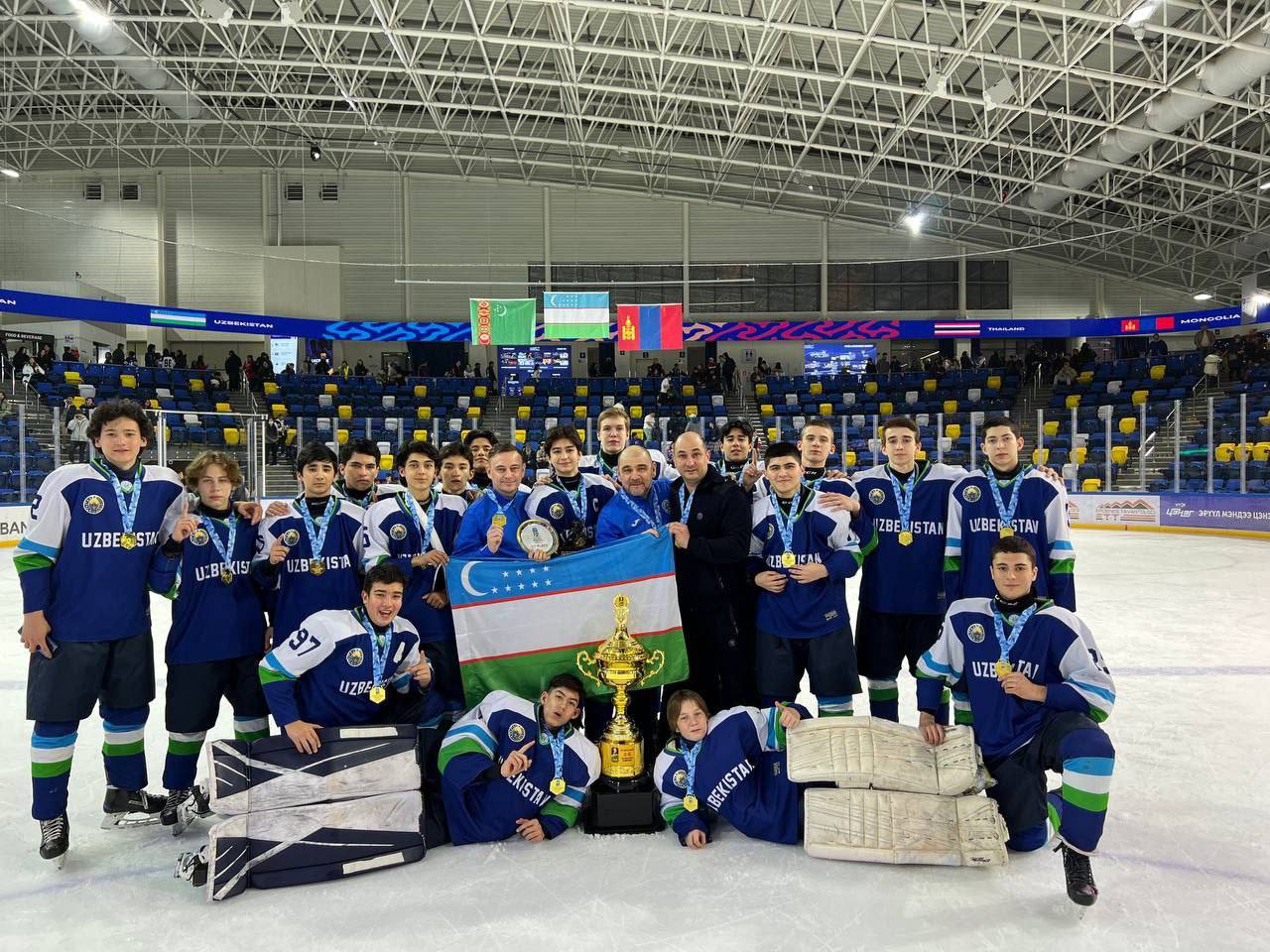 Ўзбек спортида тарихий ғалаба: ёш хоккейчиларимиз Осиё чемпиони!