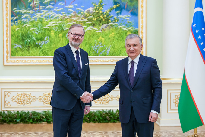 Чехия бош вазири Ўзбекистон раҳбарияти билан ҳамкорликни кенгайтириш масалаларини муҳокама қилди