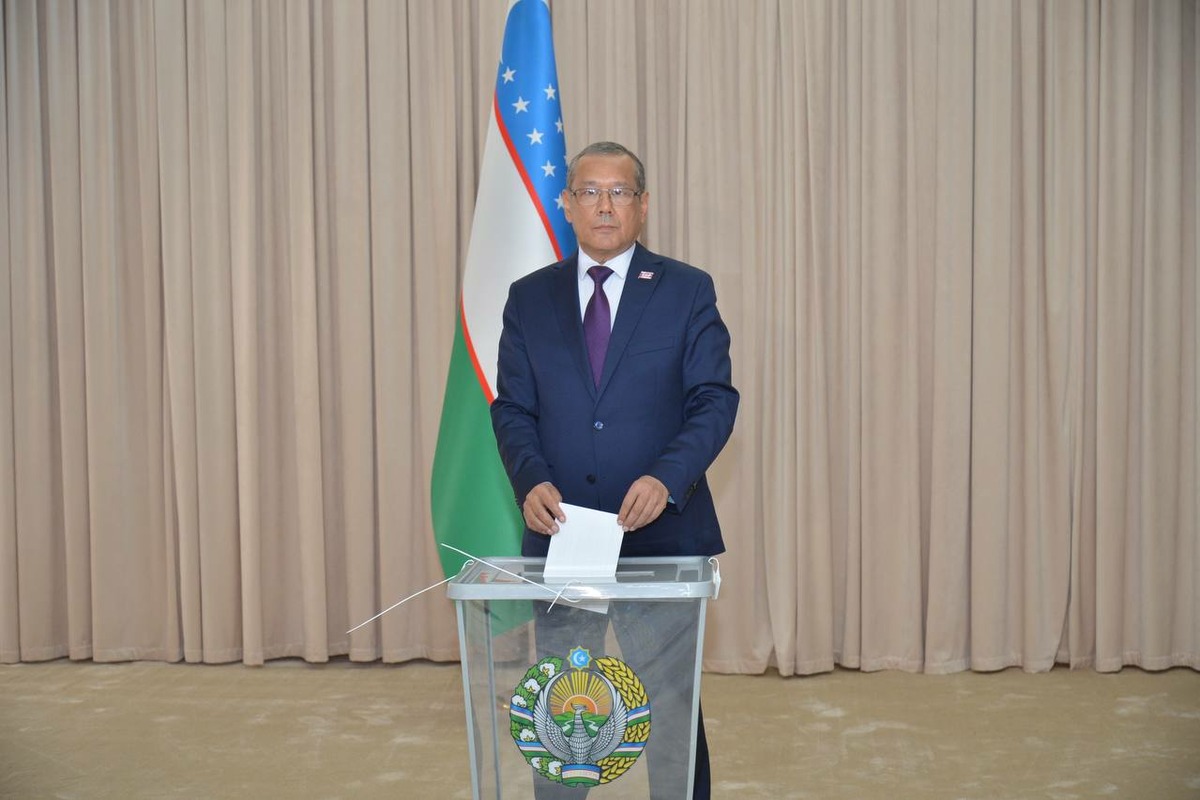 Президент сайловида овоз бериш жараёнлари суратларда