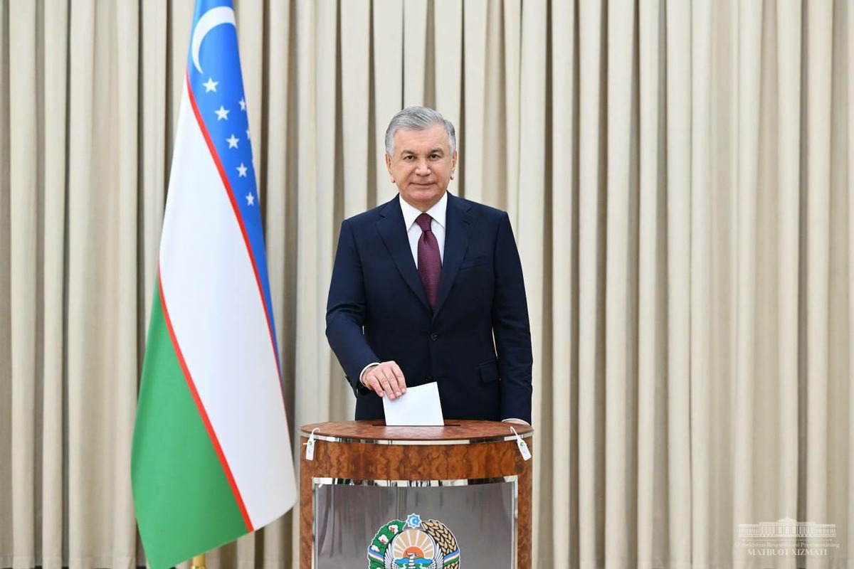 Президент сайловида овоз бериш жараёнлари суратларда
