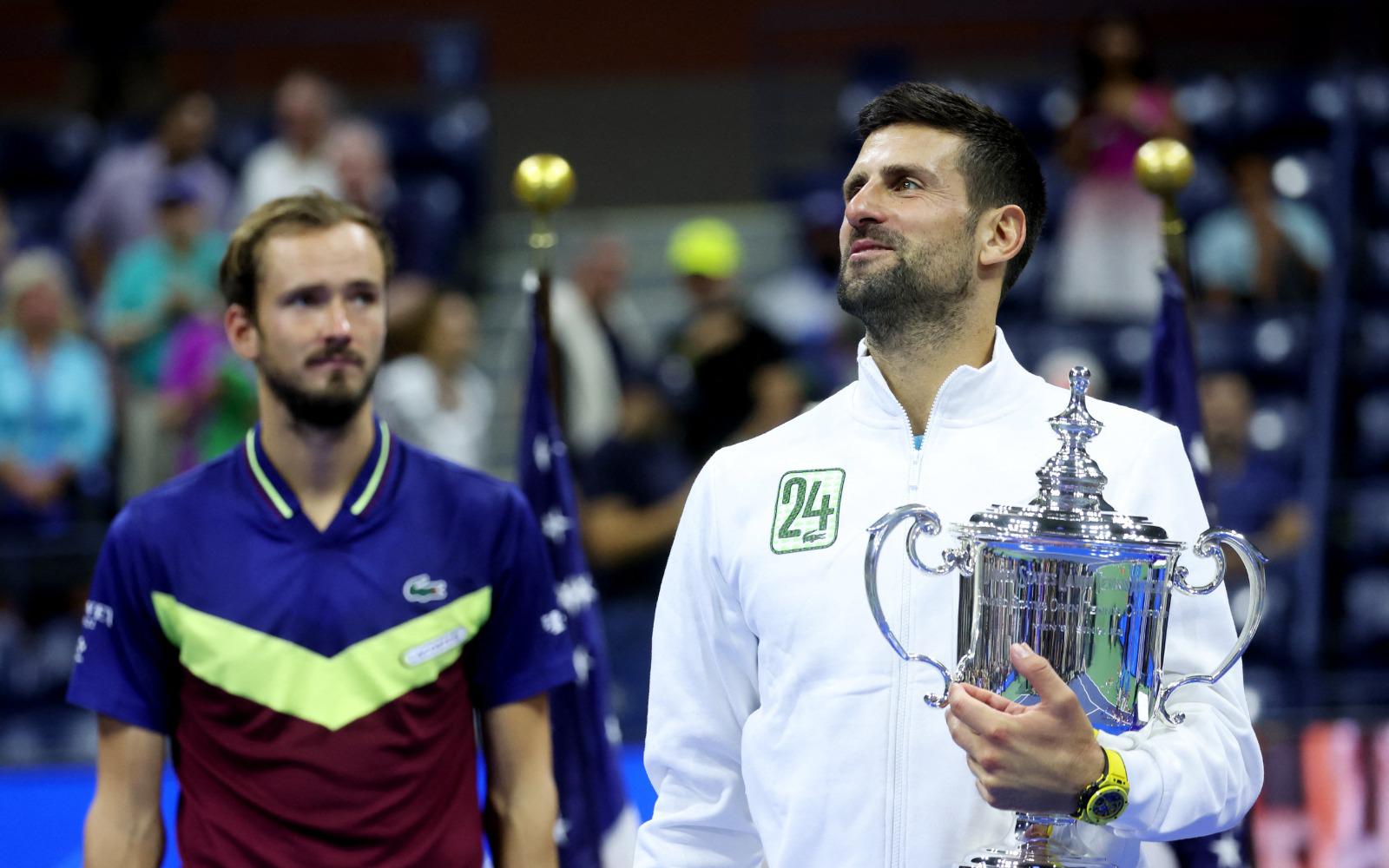 Теннис US Open-2023. Жокович Медведевни мағлуб этиб, турнир ғолибига айланди