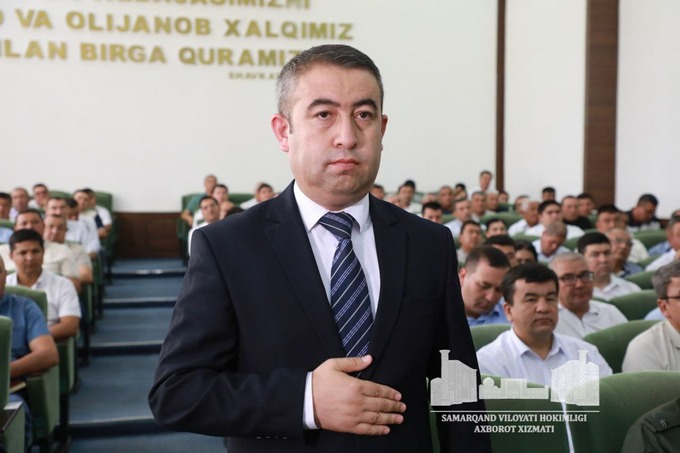 Исроил Жабборов Пайариқ туманига ҳоким бўлди