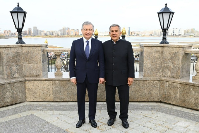 Ўзбекистон президенти Татаристон раиси билан музокаралар ўтказди