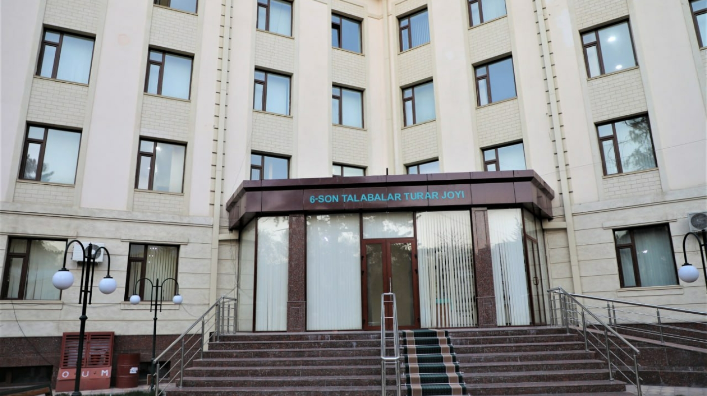Энди талабалар ётоқхонага фақат онлайн ариза бериш орқали жойлашишади
