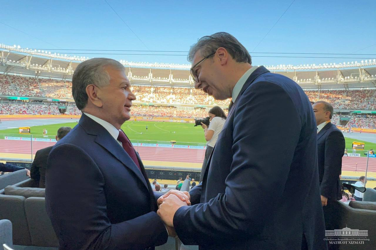 Шавкат Мирзиёев Будапештда енгил атлетика бўйича Жаҳон чемпионатини кузатди — фото