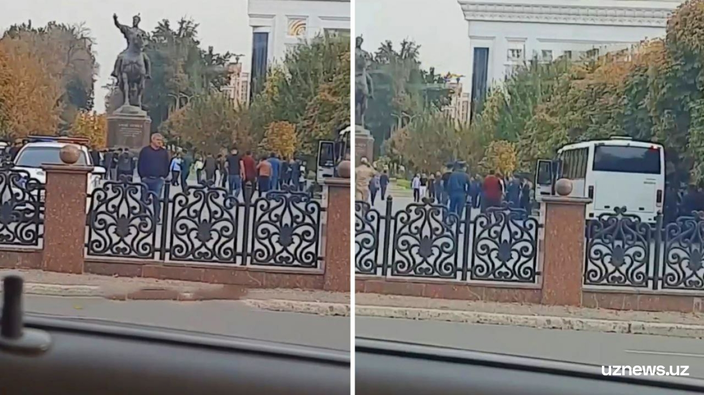 Тошкентда Фаластинни қўллаб-қувватлаш бўйича митинг ўтказган 3 киши қамалди — видео