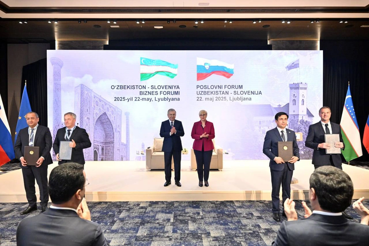 Ўзбекистон ва Словения 7 та йўналишда ҳужжатлар имзолади