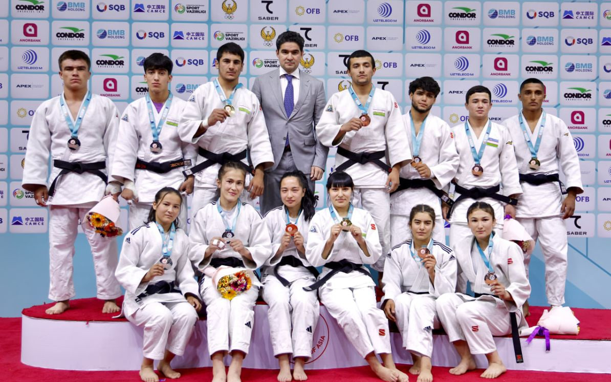 Дзюдочиларимиз Tashkent Cadet and Junior Asian Cup мусобақасида жами 70 та медаль қўлга киритишди