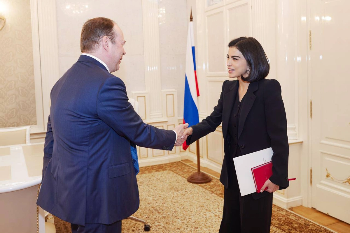 Саида Мирзиёева Россия президенти администрацияси раҳбарияти билан учрашди
