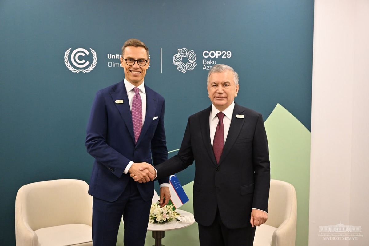 Финляндия президенти Ўзбекистонга ташриф буюради