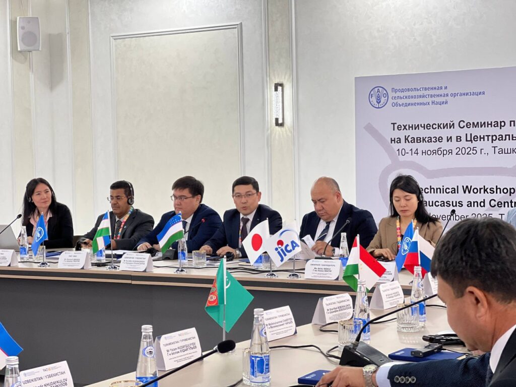 O‘zbekiston 10 dan ortiq davlat mutaxassislarini chigirtkalarga qarshi kurash bo‘yicha mintaqaviy seminarga jamladi