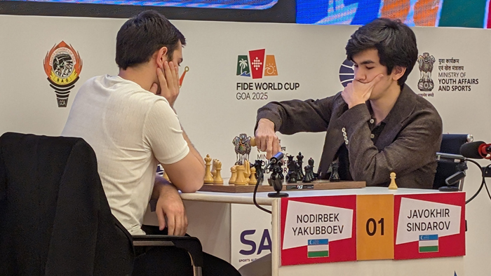 FIDE Жаҳон кубоги: Жавоҳир Синдаров финалга чиқди!