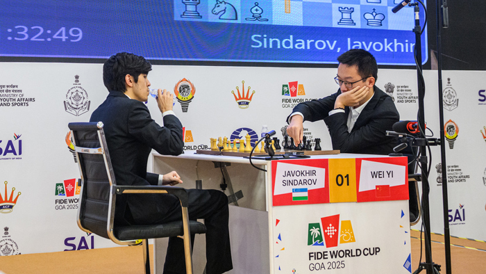 FIDE Жаҳон кубоги: Жавоҳир Синдаров дуранг ўйнади, Ёқуббоев эса ютқазди