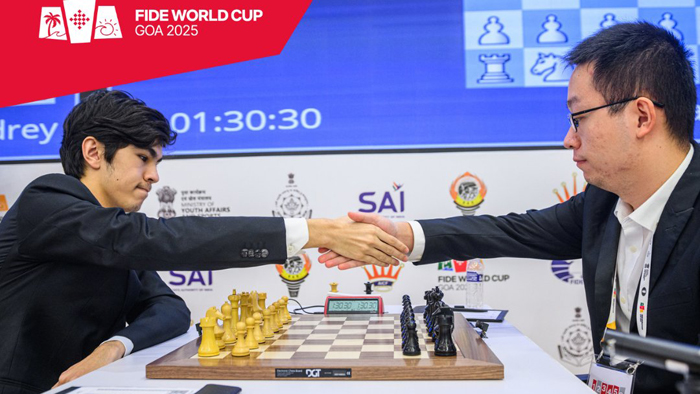 FIDE Жаҳон кубоги: Жавоҳир Синдаров яна дуранг ўйнади, Ёқуббоев эса 4-ўринни эгаллаб, 50 минг долларни қўлга киритди