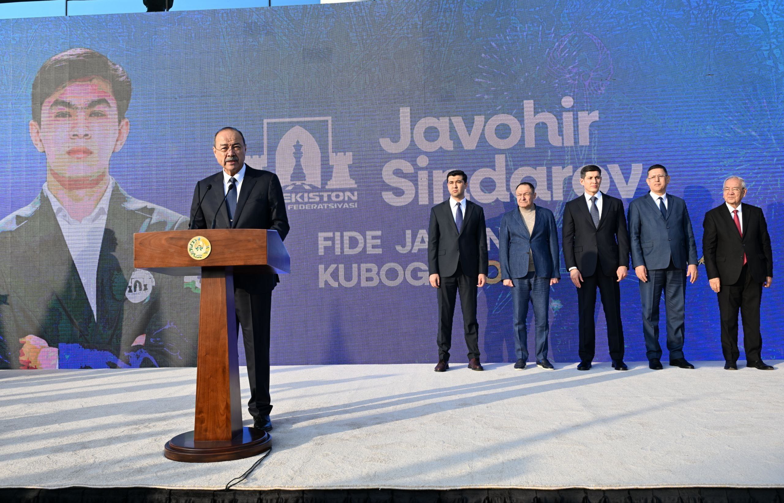 ФИДЕ Жаҳон кубогининг энг ёш чемпиони Жавоҳир Синдоров тантанали кутиб олинди