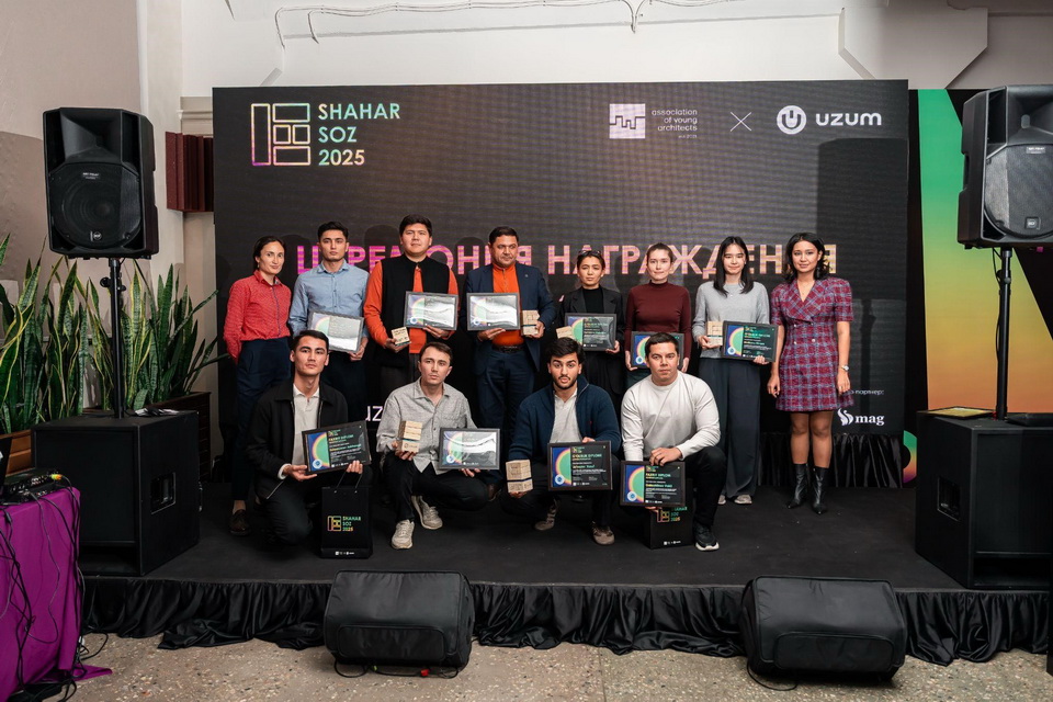 Shaharsoz-2025: yosh me’morlarning g‘oyalari hayotga tatbiq etilmoqda — eng nufuzli talabalar mukofoti sovrindorlari e’lon qilindi
