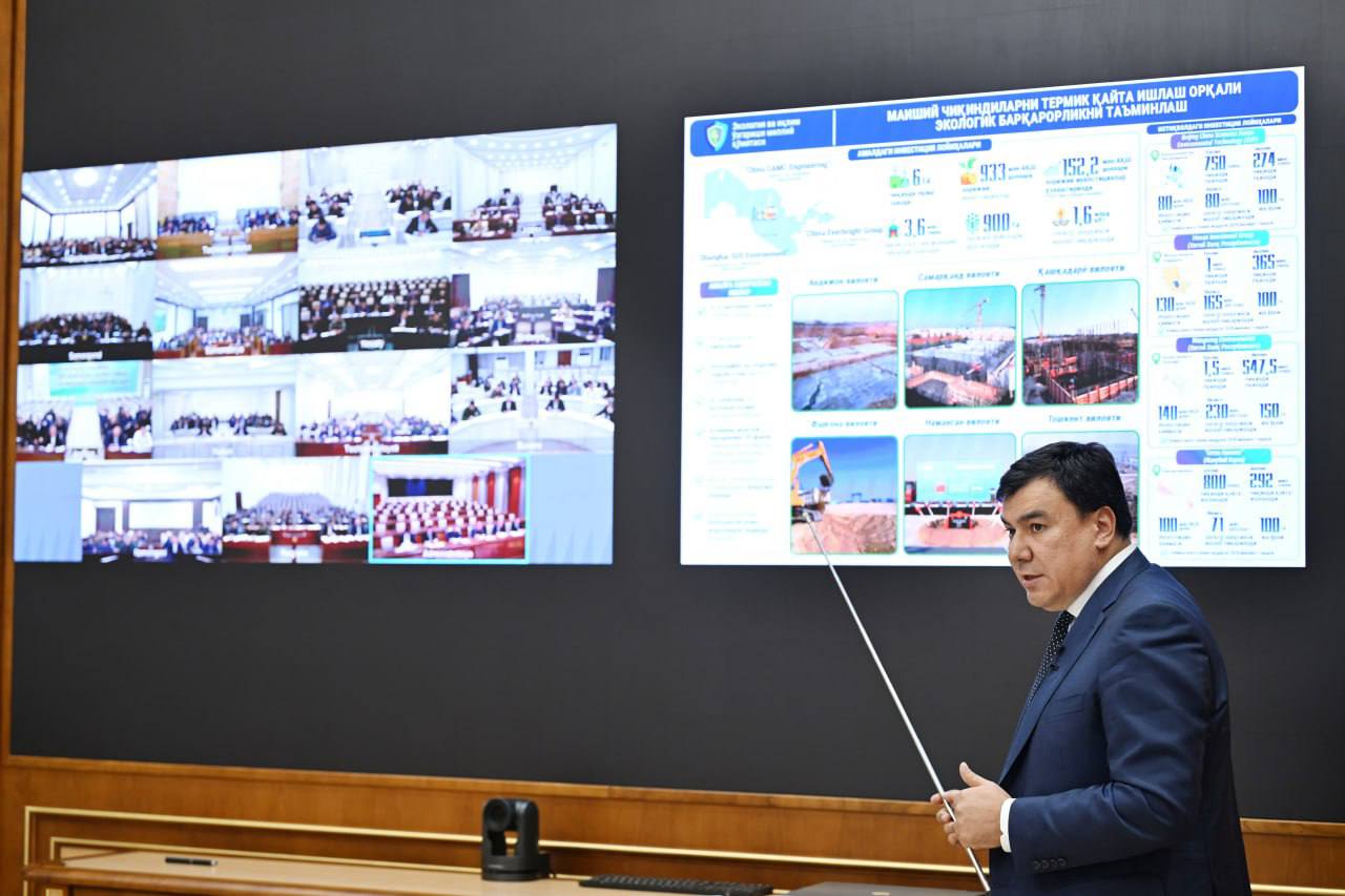 2030 yilga borib qattiq maishiy chiqindi poligonlari soni 50 foizga qisqaradi