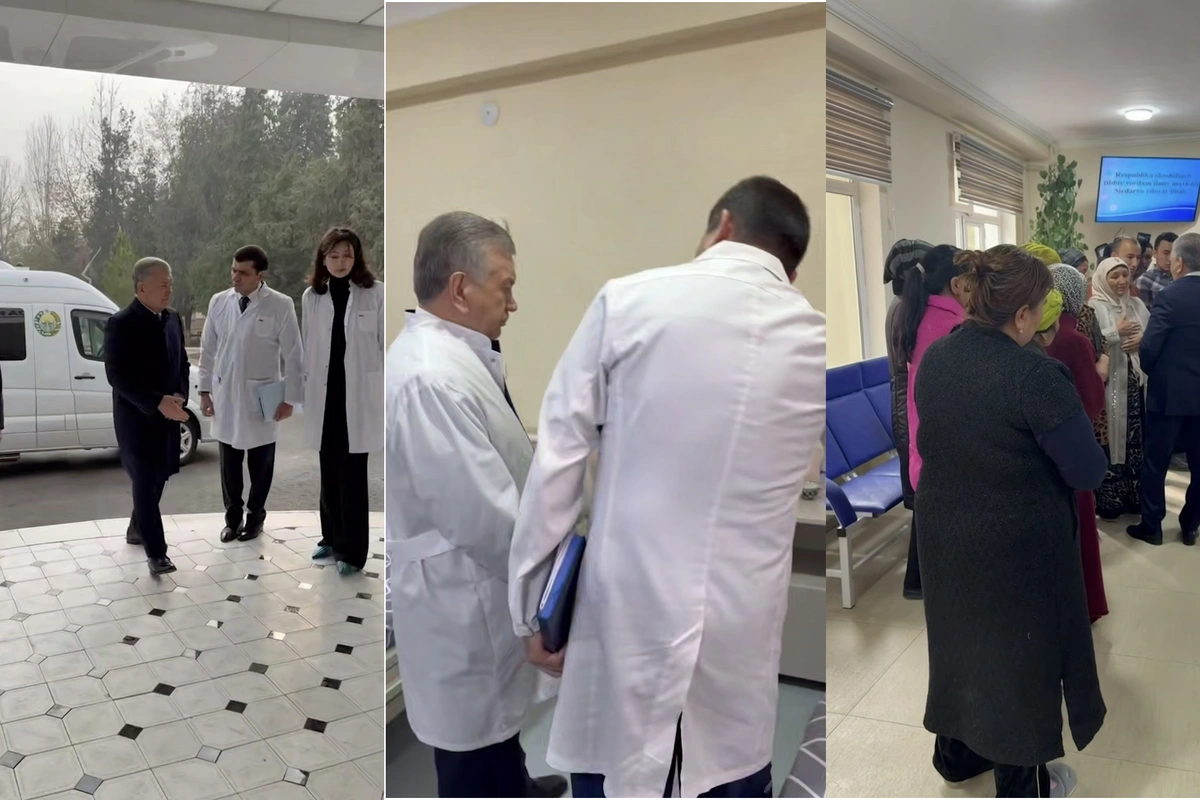 Президент Гулистонда газ баллони портлаши оқибатида жабрланганларни бориб кўрди