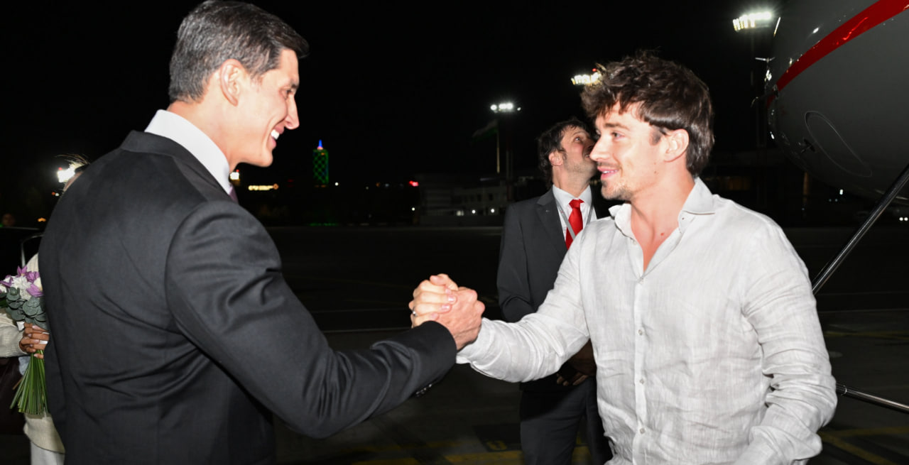 “Феррари” пилоти Шарл Леклер Тошкентда