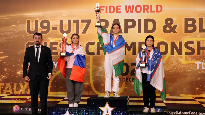 Ўзбекистонлик ёш шахматчилар Жаҳон чемпионатида умумжамоа ҳисобида 1-ўринни эгаллашди!