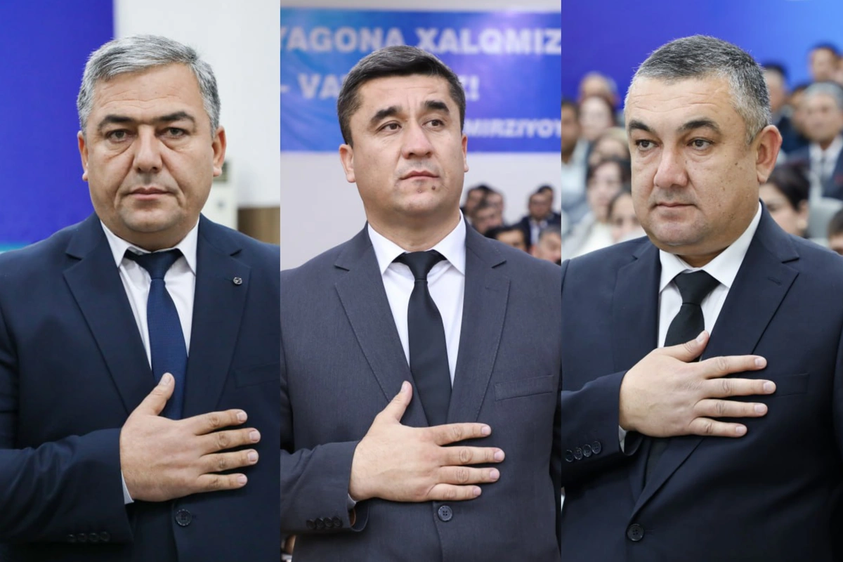 Термиз, Қумқўрғон ва Олтинсой туманларига янги ҳокимлар тайинланди