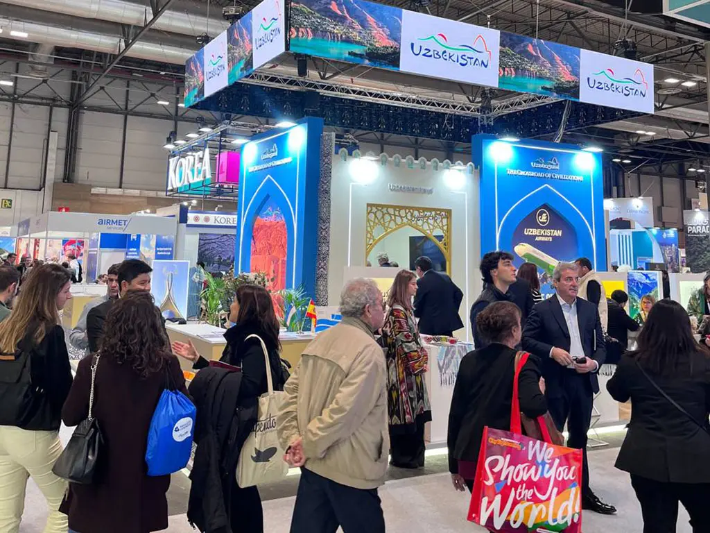 Ўзбекистон Мадрид шаҳридаги “FITUR” кўргазмасида туризм салоҳиятини намойиш этмоқда
