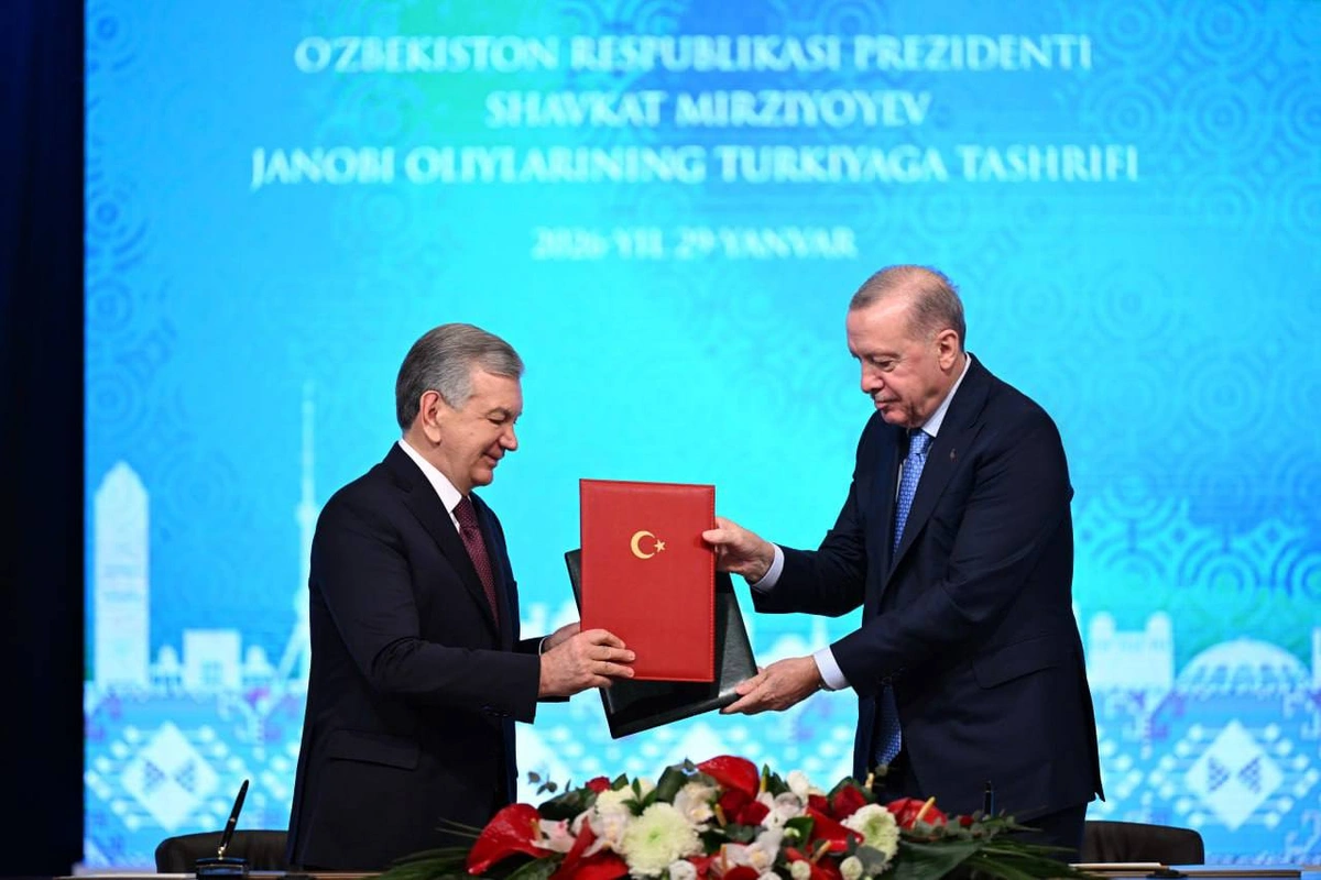Ҳарбий тиббиётдан миграциягача. Ўзбекистон ва Туркия ўзаро ҳамкорликка оид 13 та ҳужжат имзолади