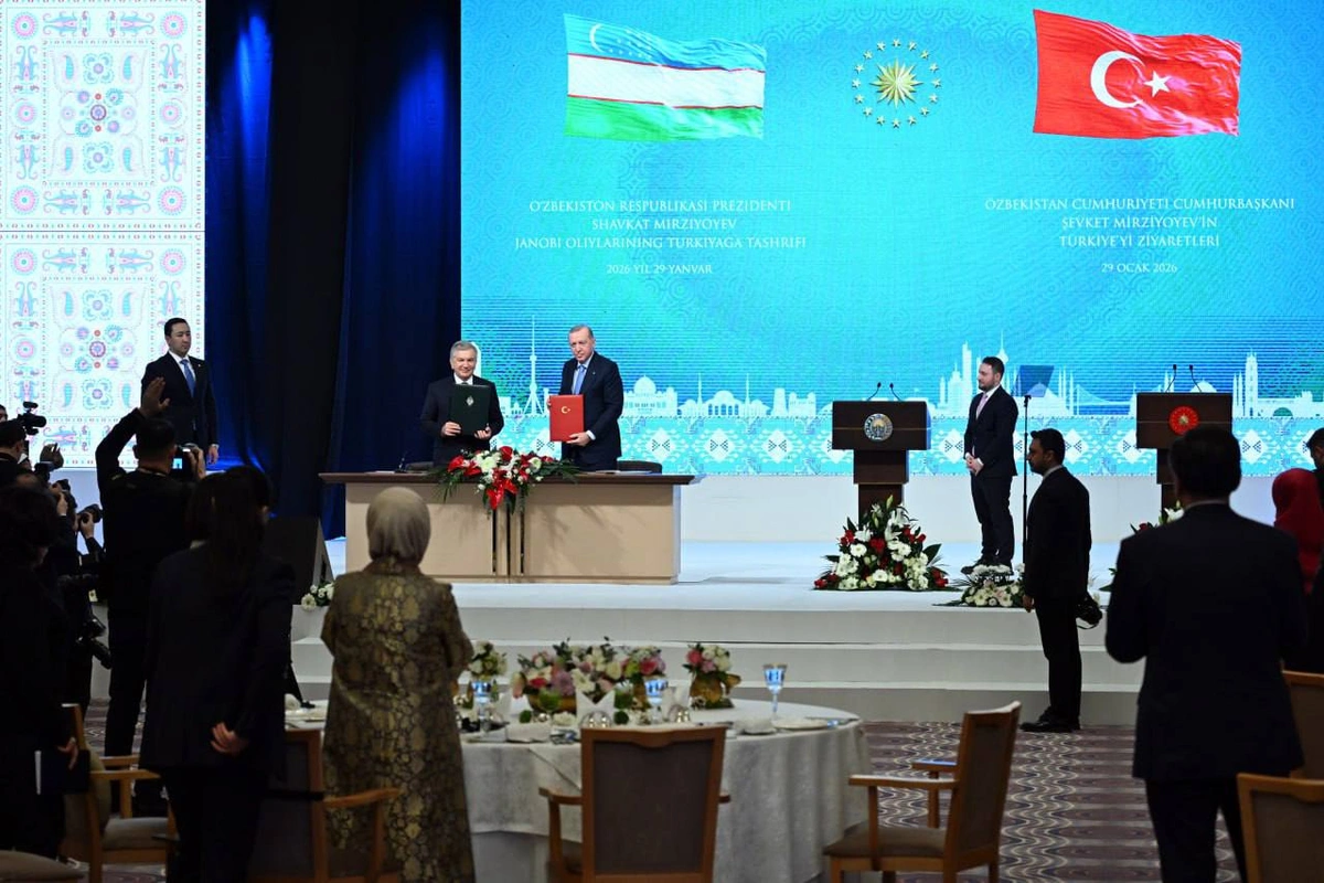 Ҳарбий тиббиётдан миграциягача. Ўзбекистон ва Туркия ўзаро ҳамкорликка оид 13 та ҳужжат имзолади