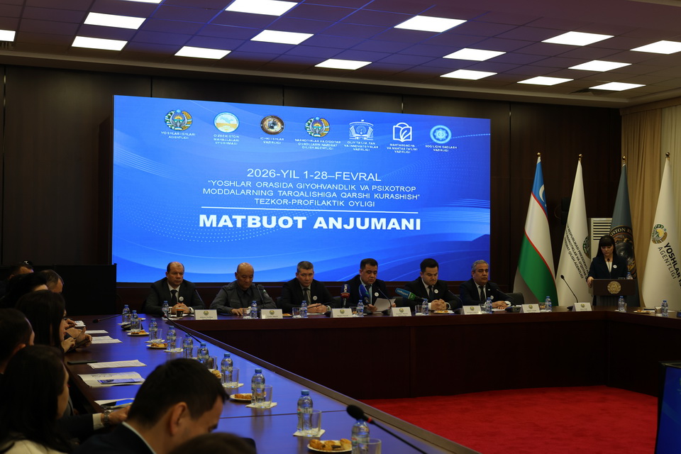 “Ёшлар орасида гиёҳвандлик ва психотроп моддаларнинг тарқалишига қарши курашиш ойлиги”ни ўтказишга старт берилди