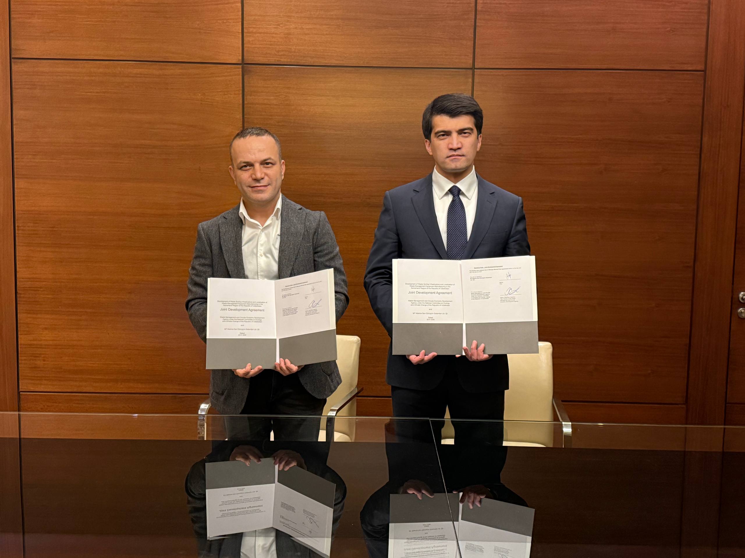 Ўзбекистон Туркиянинг “MT Makina” компанияси билан 10 миллион долларлик экологик контракт имзолади