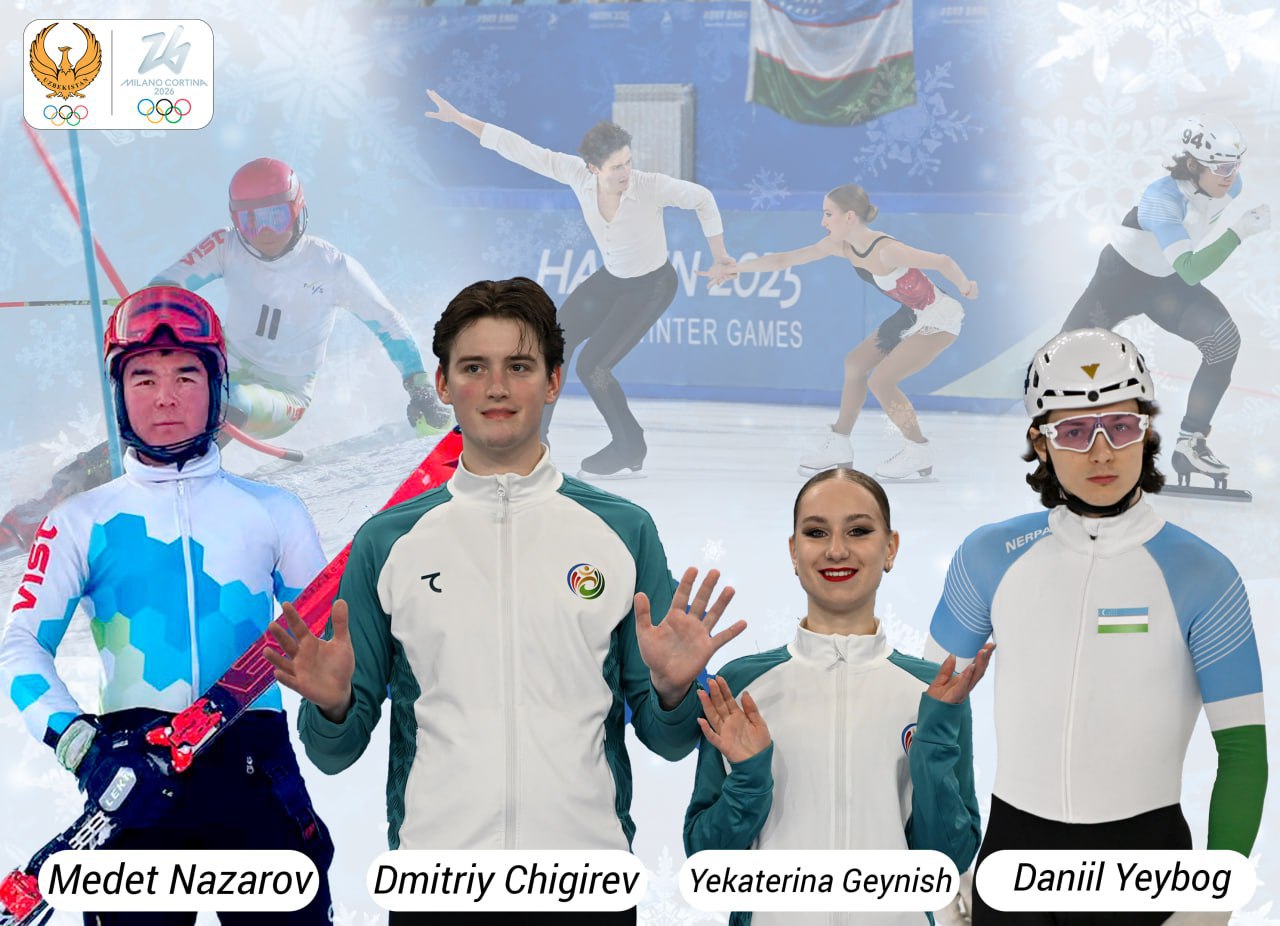 Милан-Кортина  2026: Ўзбекистон делегацияси 4 та йўлланма қўлга киритди