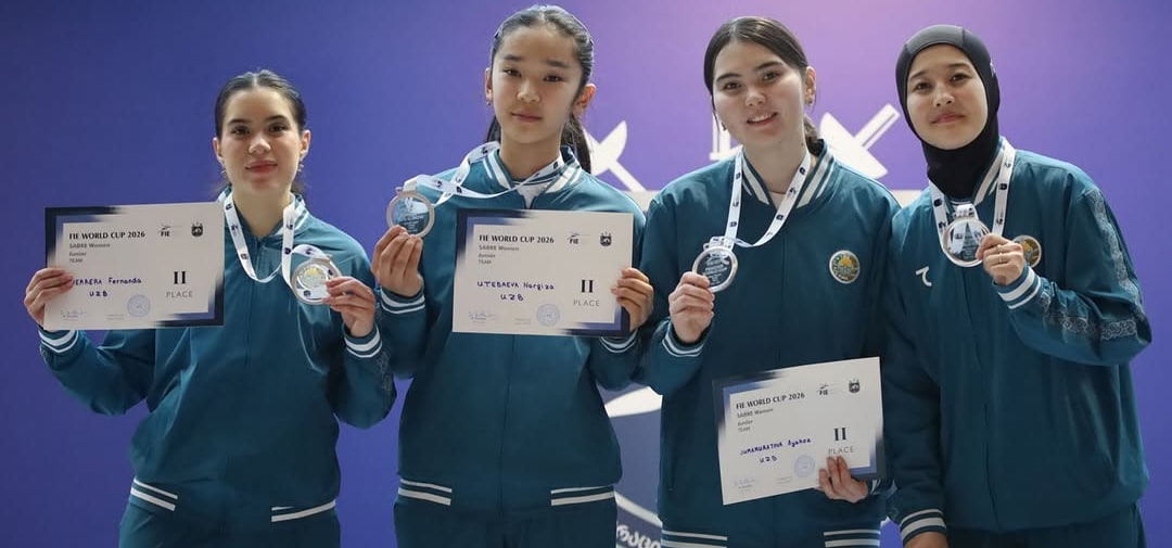 Қиличбоз қизларимиз Жаҳон кубоги босқичида шоҳсупага кўтарилишди