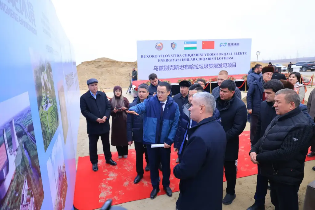 Бухоро ва Сурхондарёда чиқиндиларни ёқиш орқали электр энергияси ишлаб чиқарадиган заводлар қурилиши бошланди