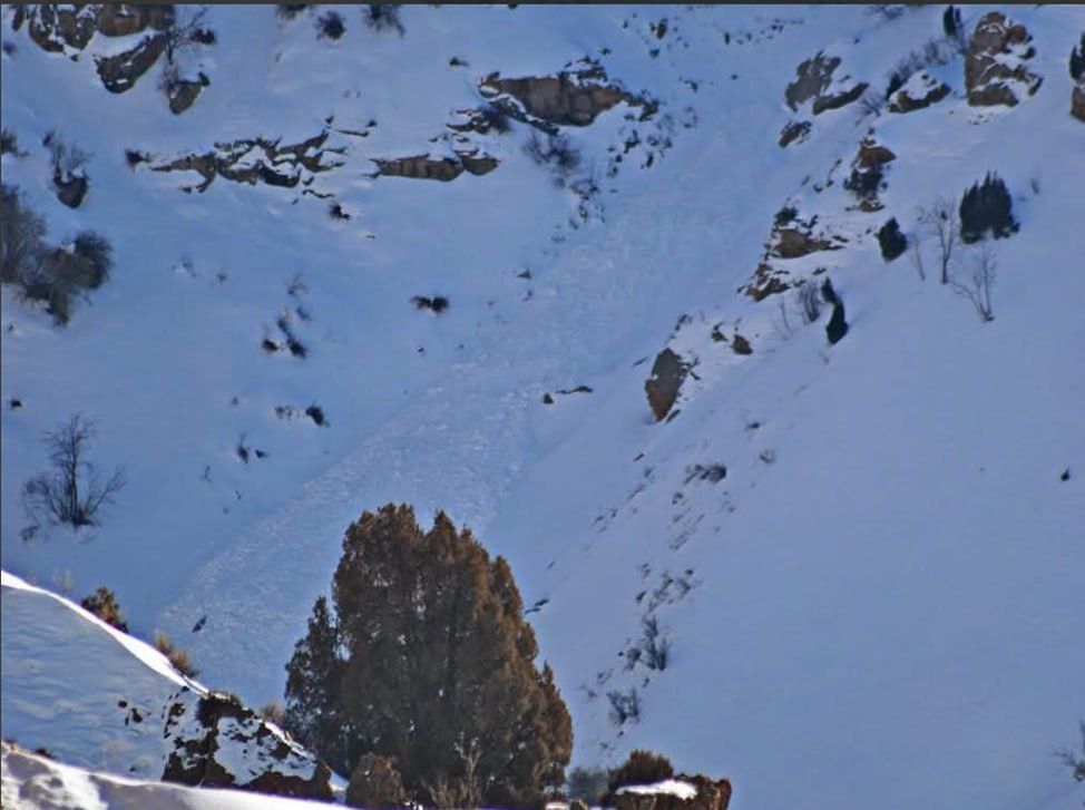 6-феврал куни Чимёнда қор кўчди