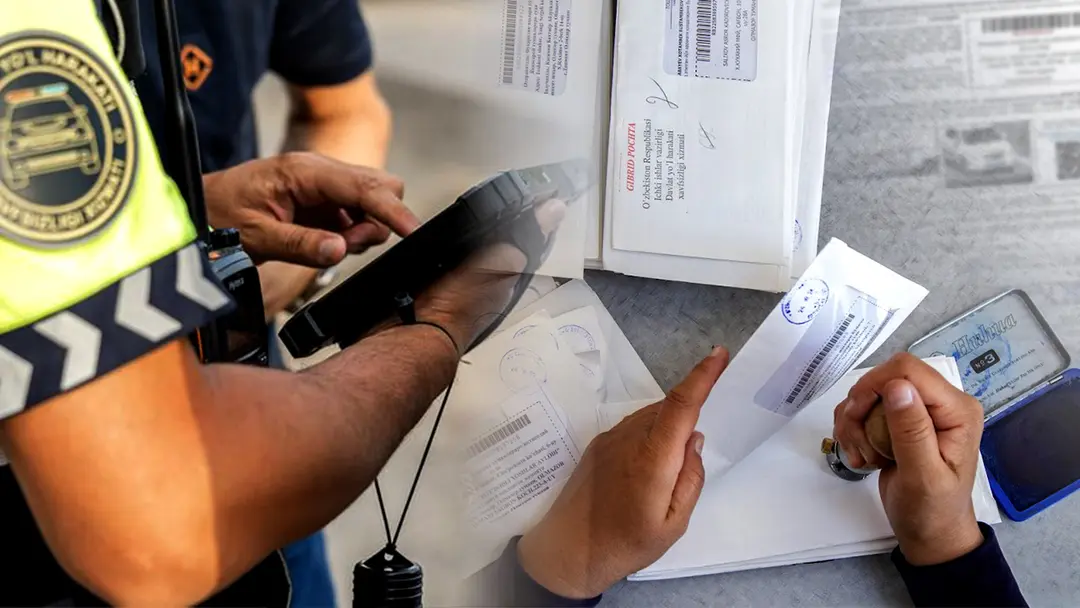 Жарима хатларини етказиб бериш хизмати тўхтатилади