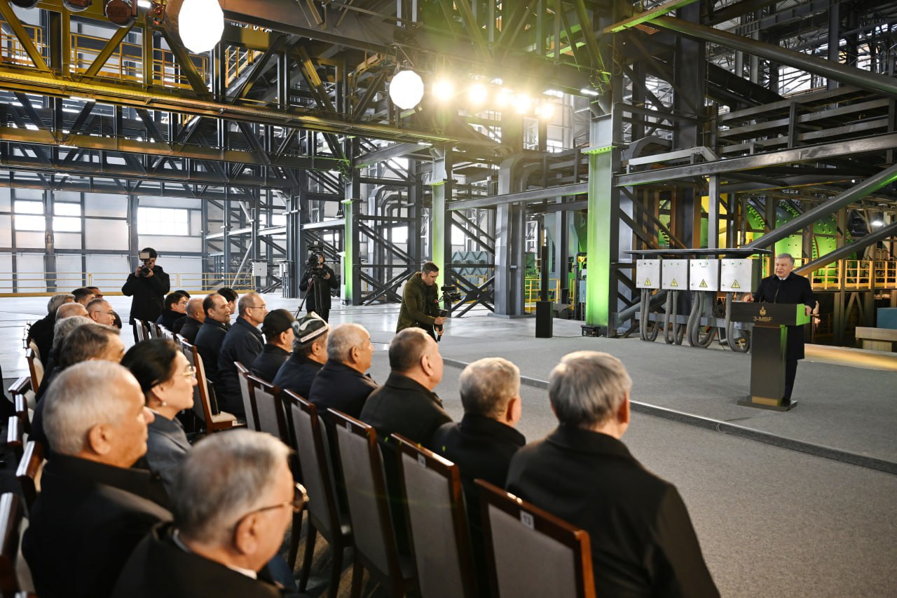 Олмалиқда замонавий технологиялар ва сунъий интеллектга асосланган учинчи мис бойитиш фабрикаси ишга туширилмоқда