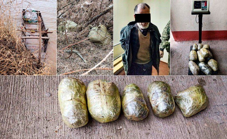 Амударёда Афғонистондан 10 кгдан ортиқ гашиш контрабандасига уриниш бартараф этилди