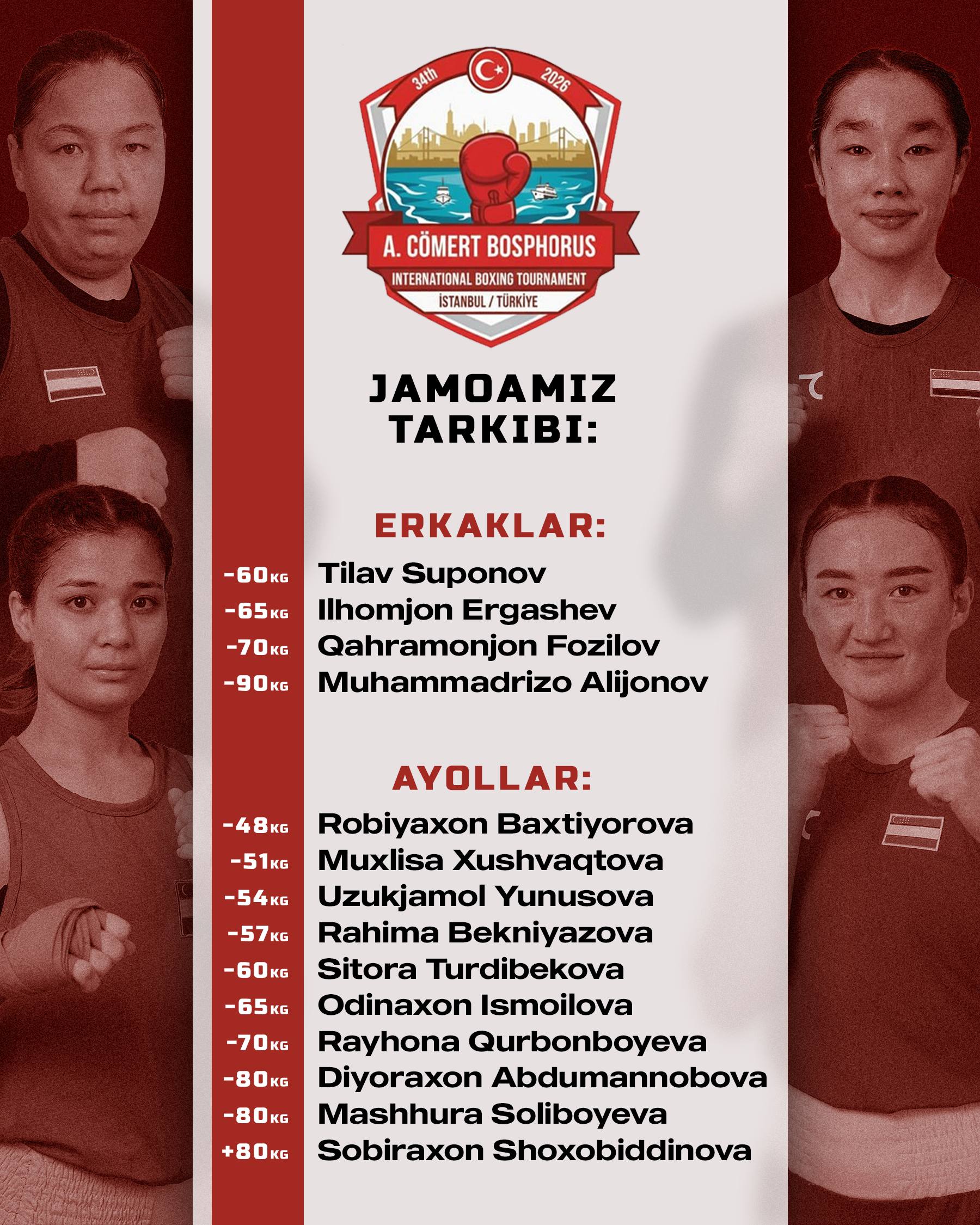 Боксчиларимиз халқаро турнирда иштирок этади