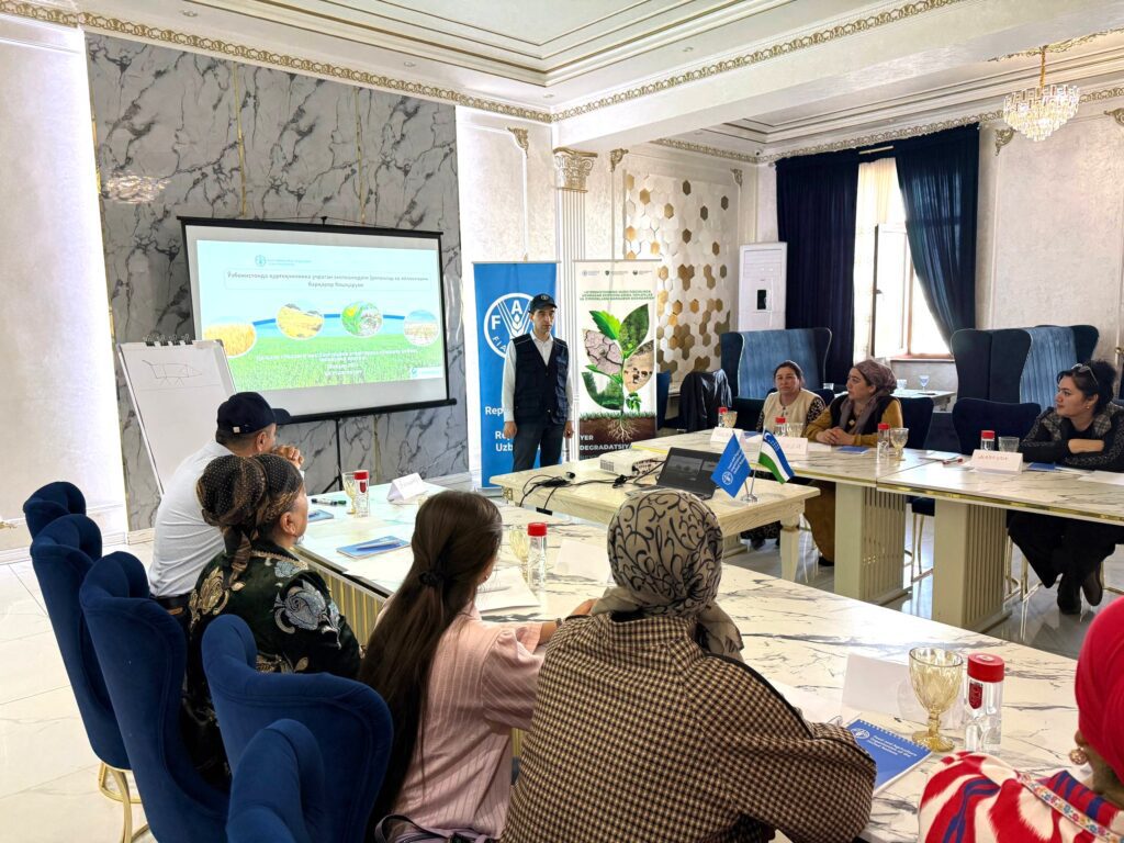 ФАО Бухоро вилоятида қишлоқ хўжалиги қиймат занжирларини ривожлантириш бўйича бизнес тренингларини кучайтирмоқда