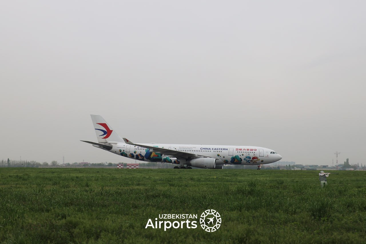 China Eastern Airlines Тошкент — Шанхай тўғридан-тўғри рейсларни йўлга қўйилди