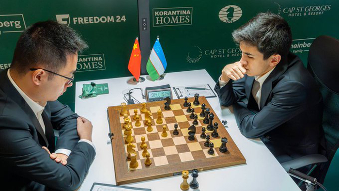 Шахмат бўйича Номзодлар турнири. Жавоҳир Синдоровдан ғалабали серия давом этади: Вей Йи таслим этилди