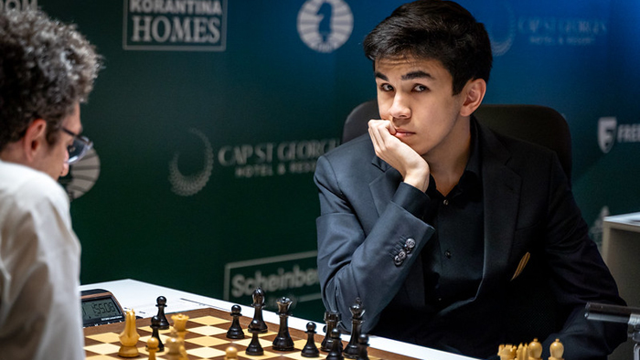 Талабгорлар турнири. Жавоҳир Синдаров узоқ чўзилган ўйинда Фабиано Каруана билан дуранг ўйнади