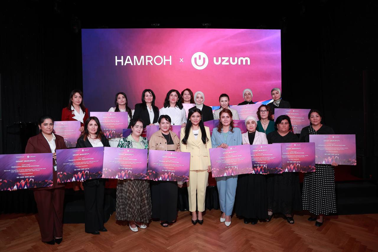 1 миллиард сўм аёллар ғоялари учун: Тошкентда йирик грант дастури ғолиблари эълон қилинди