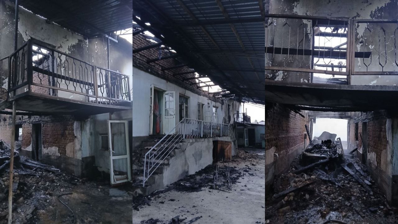 Тошкент вилояти Ўртачирчиқ туманидаги хонадонда портлаш ва ёнғин юз берди